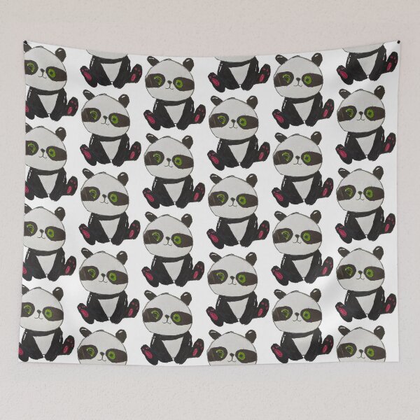 Item preview, Panda  - Cute Cartoon Kid Drawing designed and sold by LexiesDoodle.