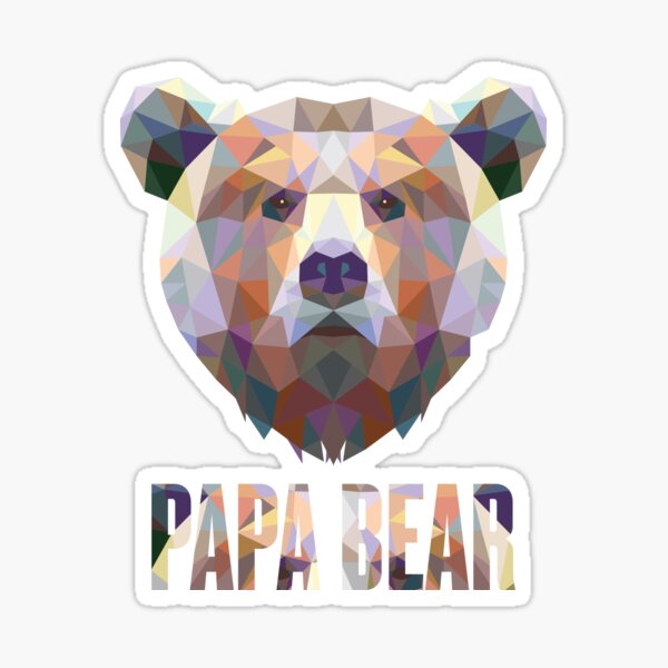 Papa Bear Father S Day Gift For Dad 39 Casual, Hot Trend, Amazing Idea  Sticker for Sale by DQWDSV