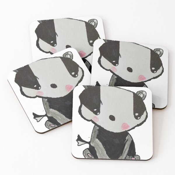Item preview, Badger - Cute Cartoon Kid Drawing  designed and sold by LexiesDoodle.