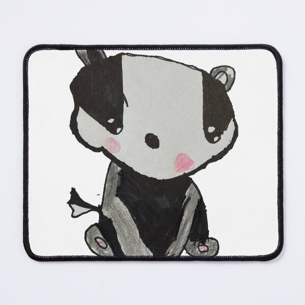 Item preview, Badger - Cute Cartoon Kid Drawing  designed and sold by LexiesDoodle.