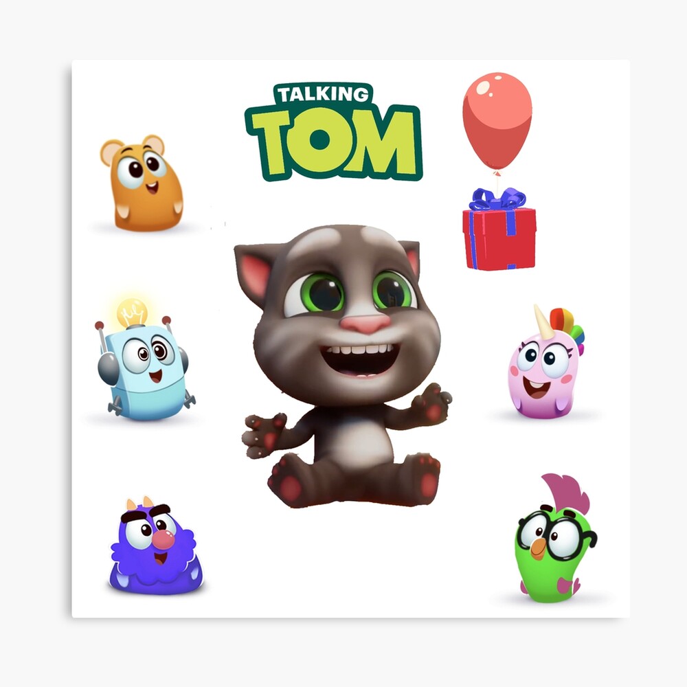 Póster for Sale con la obra «Lindo Talking Tom Bebé Y Amigos» de Kavindu  Prabashwara by Toonix Art | Redbubble