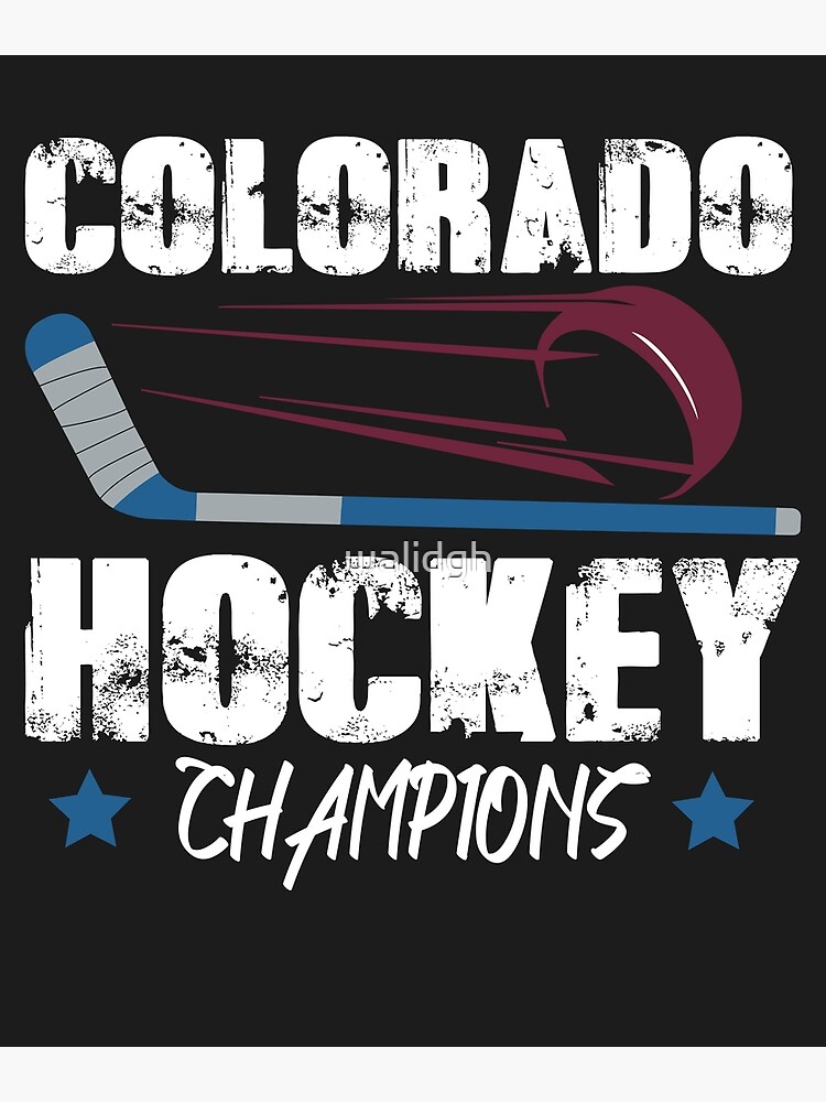 Colorado Avalanche Stanley Cup Poster For Sale By Walidgh Redbubble 