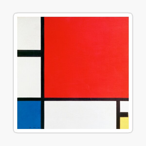 Item preview, Cubist style art with square and rectangular shapes designed and sold by Barats.
