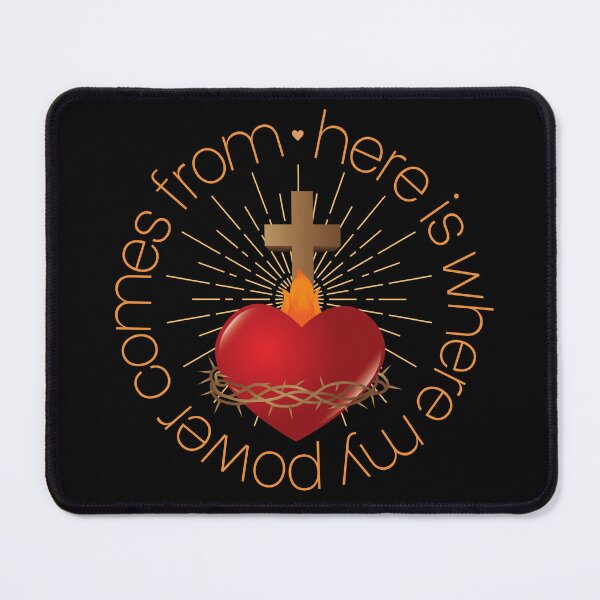 Item preview, My Sacred Heart Power Sticker designed and sold by MagicWolfStar.