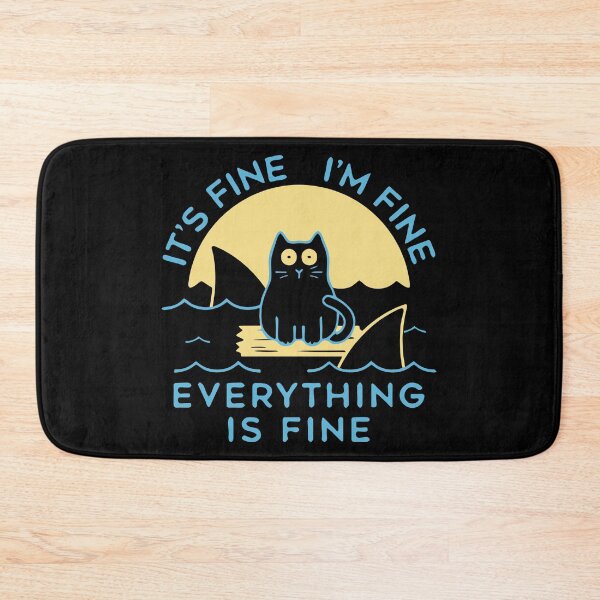 Item preview, it's fine i'm fine everything is fine designed and sold by wilddress.