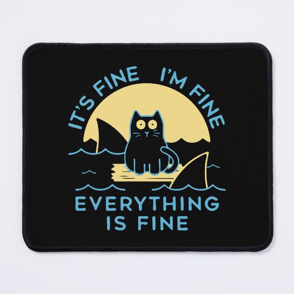 Item preview, it's fine i'm fine everything is fine designed and sold by wilddress.