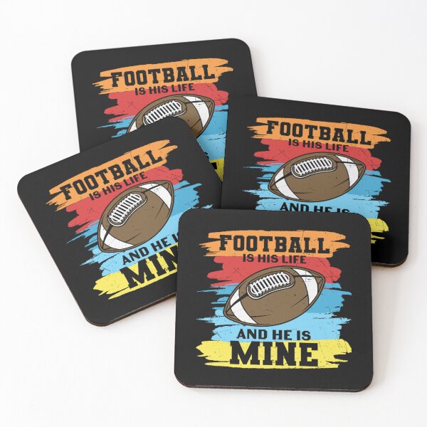 Item preview, Football Is His Life And He Is Mine Classic T-Shirt designed and sold by felyn3gloria.