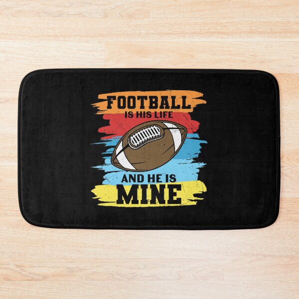 Item preview, Football Is His Life And He Is Mine Classic T-Shirt designed and sold by felyn3gloria.