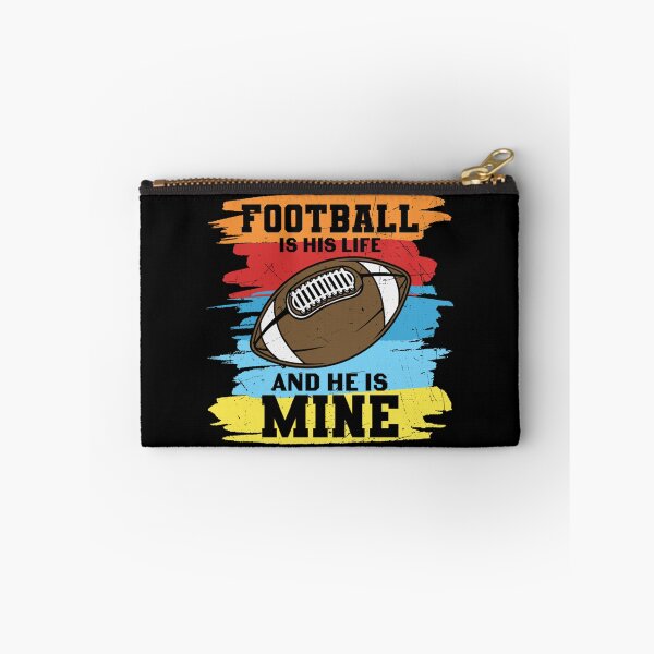 Item preview, Football Is His Life And He Is Mine Classic T-Shirt designed and sold by felyn3gloria.
