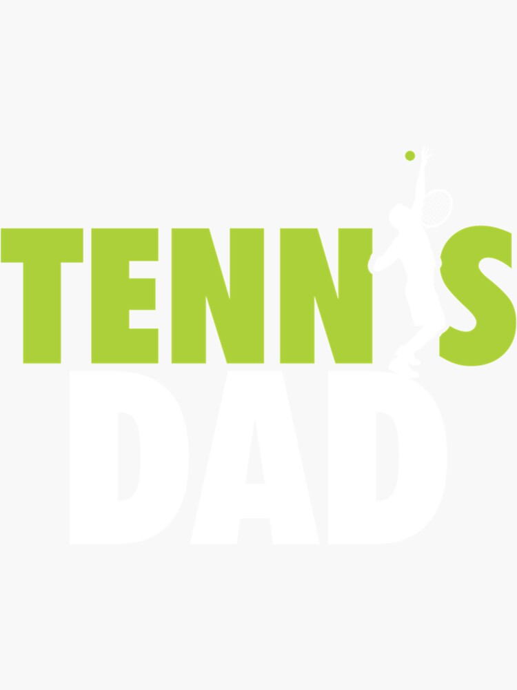"Tennis Dad Tennis Player Gift Essential TShirt" Sticker for Sale by