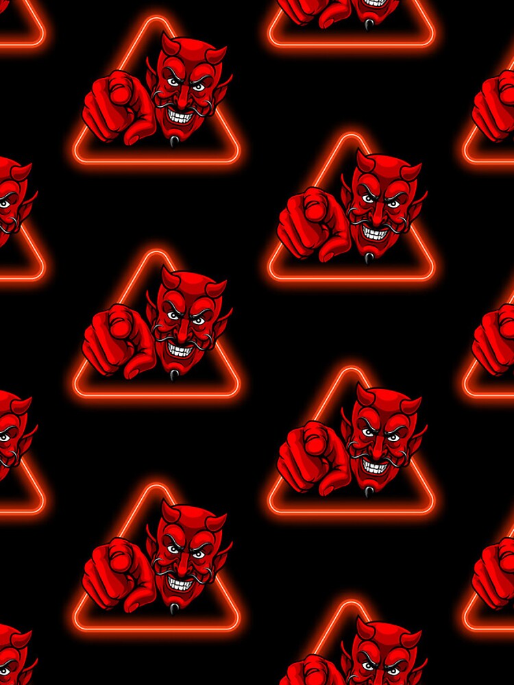 Thumbnail 4 of 4, iPhone Case, Pointing Devil designed and sold by Disturbed-Mind.
