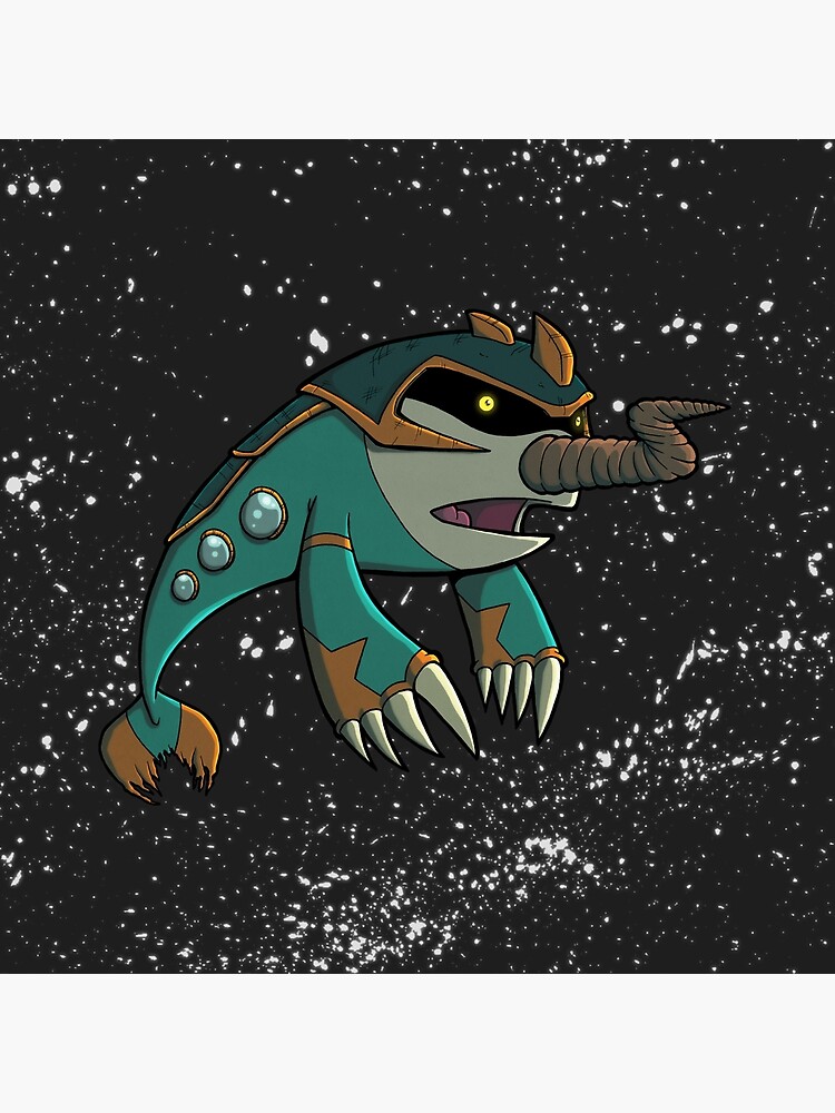 Space Narwhal by ollierayart