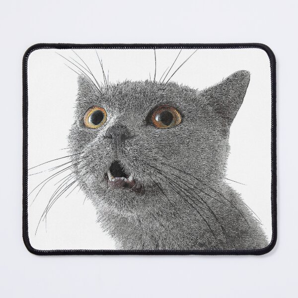 Item preview, So adorable and cute, Chartreux Cat - Custom Pet Portrait Art Studio designed and sold by Custom Pet Portrait Art Studio.