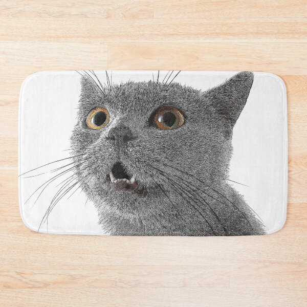 Item preview, So adorable and cute, Chartreux Cat - Custom Pet Portrait Art Studio designed and sold by Custom Pet Portrait Art Studio.