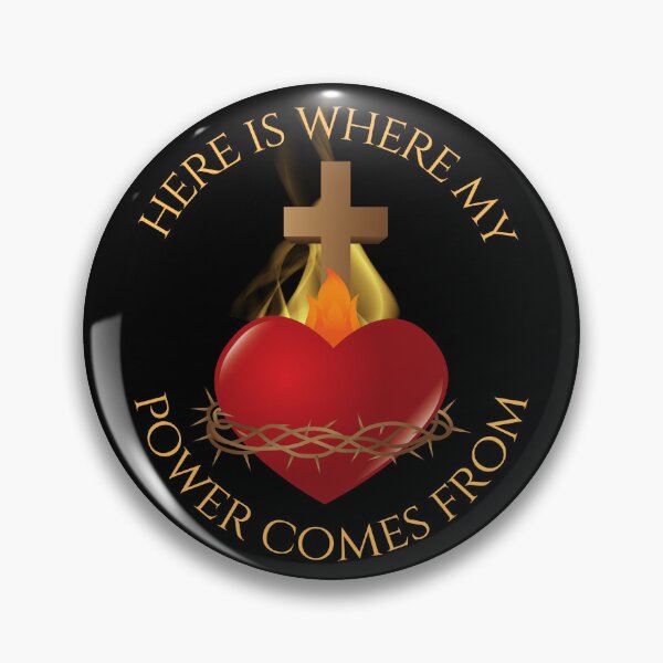 Item preview, My Sacred Heart Power Throw Blanket designed and sold by MagicWolfStar.