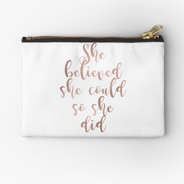 Item preview, Rose gold she believed she could so she did designed and sold by peggieprints.