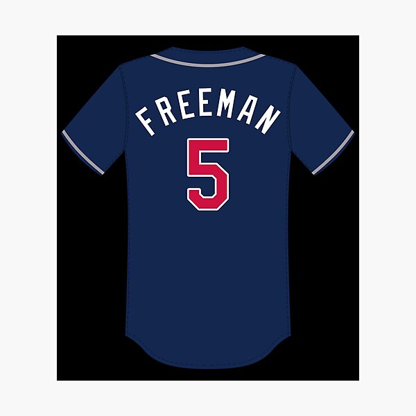 MW MERWEZI Freddie Freeman Jersey Art Los Angeles Dodgers MLB Wall Art Home  Decor Hand Made Framed Poster Canvas Print(Black Floating Frame, 12x18)