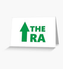 Up The Ra Simple Design Greeting Card