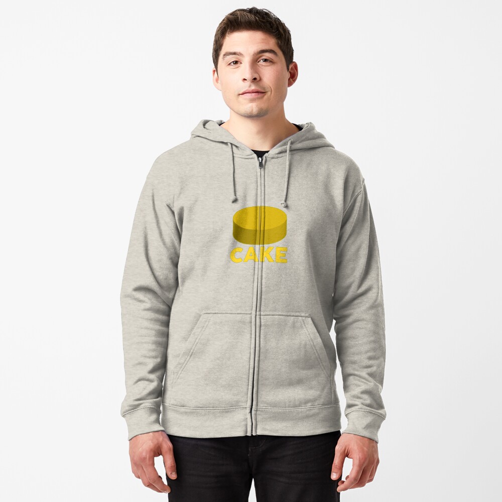 "CAKE CAKE" Zipped Hoodie by FlyNebula Redbubble