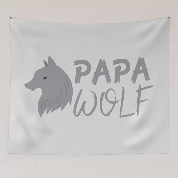 Item preview, PAPA wolf (with a matching Baby Wolf and Mama Wolf) designed and sold by jazzydevil.