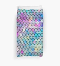 mermaid scales Duvet Cover