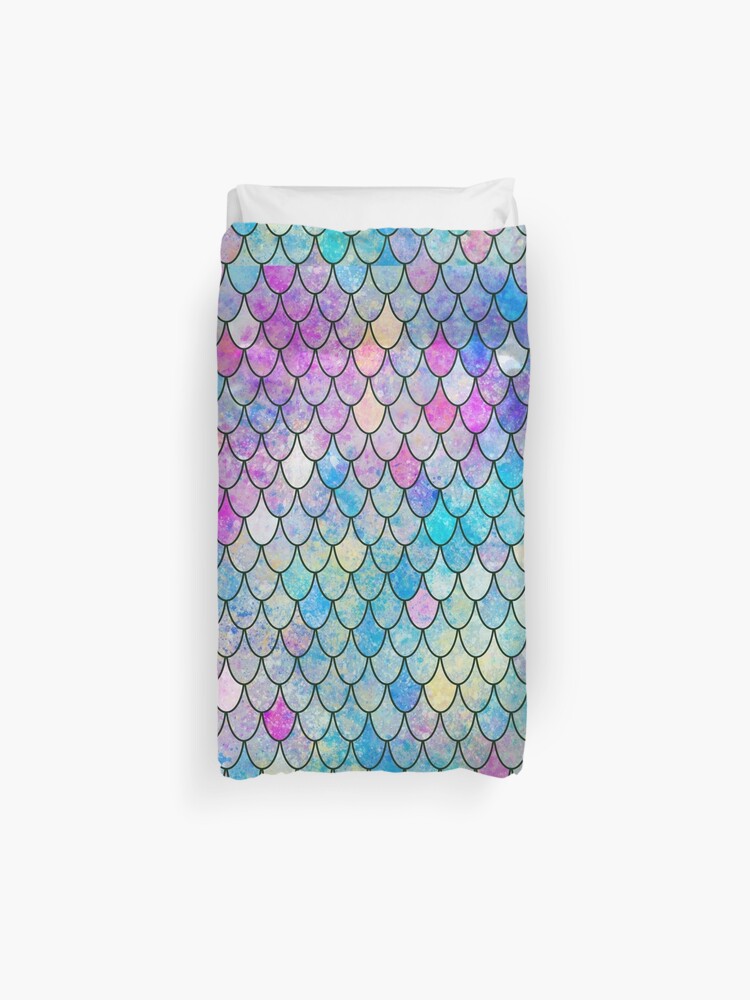 Mermaid Scales Duvet Cover By Vitag Redbubble