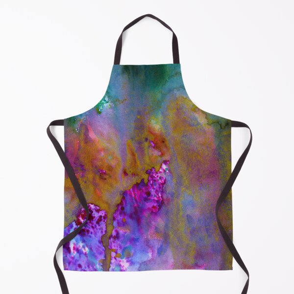Item preview, Purple Teal Splatter Dripping Abstract Watercolor designed and sold by JoanneHerrmann.