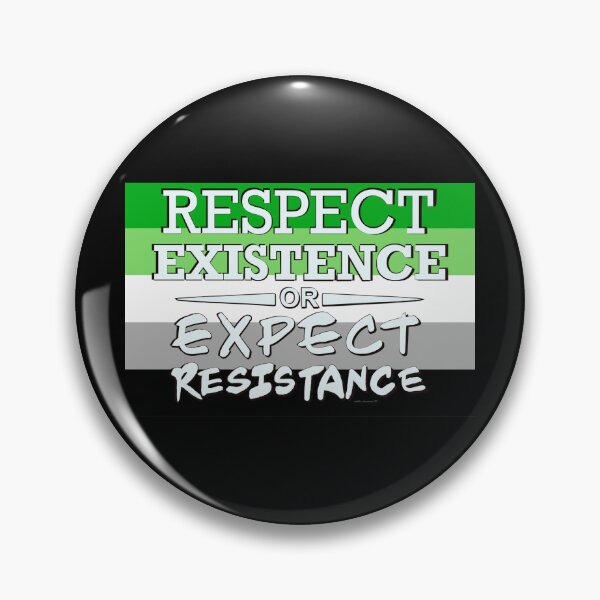 Item preview, Respect Exsistence or Expect Resistance, Agender Pride Flag designed and sold by aadventures.