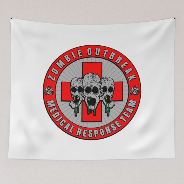 Item preview, Zombie T-ShirtZombie Outbreak Medical Response Team designed and sold by LucasMarsquet.