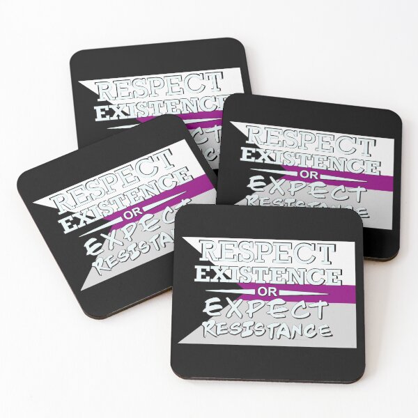 Item preview, Respect Exsistence or Expect Resistance, Demisexual Pride Flag designed and sold by aadventures.