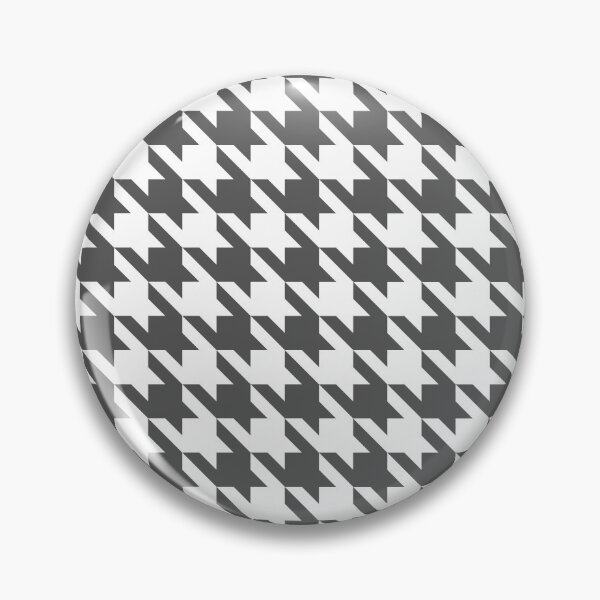 Item preview, Houndstooth Pattern Dark Gray and White designed and sold by Digitalme Designs.