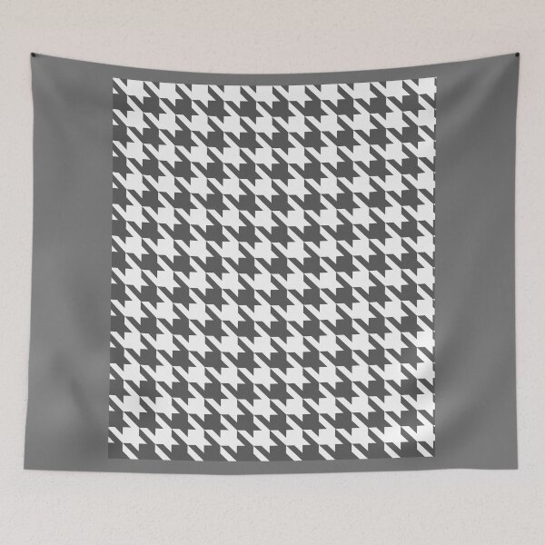 Item preview, Houndstooth Pattern Dark Gray and White designed and sold by Digitalme Designs.