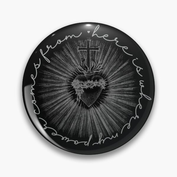 Item preview, My Sacred Heart Power Floor Pillow, designed and sold by MagicWolfStar.