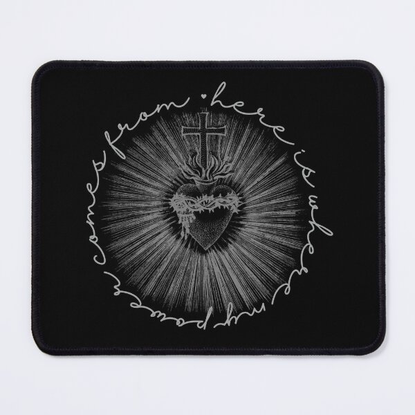 Item preview, My Sacred Heart Power Floor Pillow, designed and sold by MagicWolfStar.