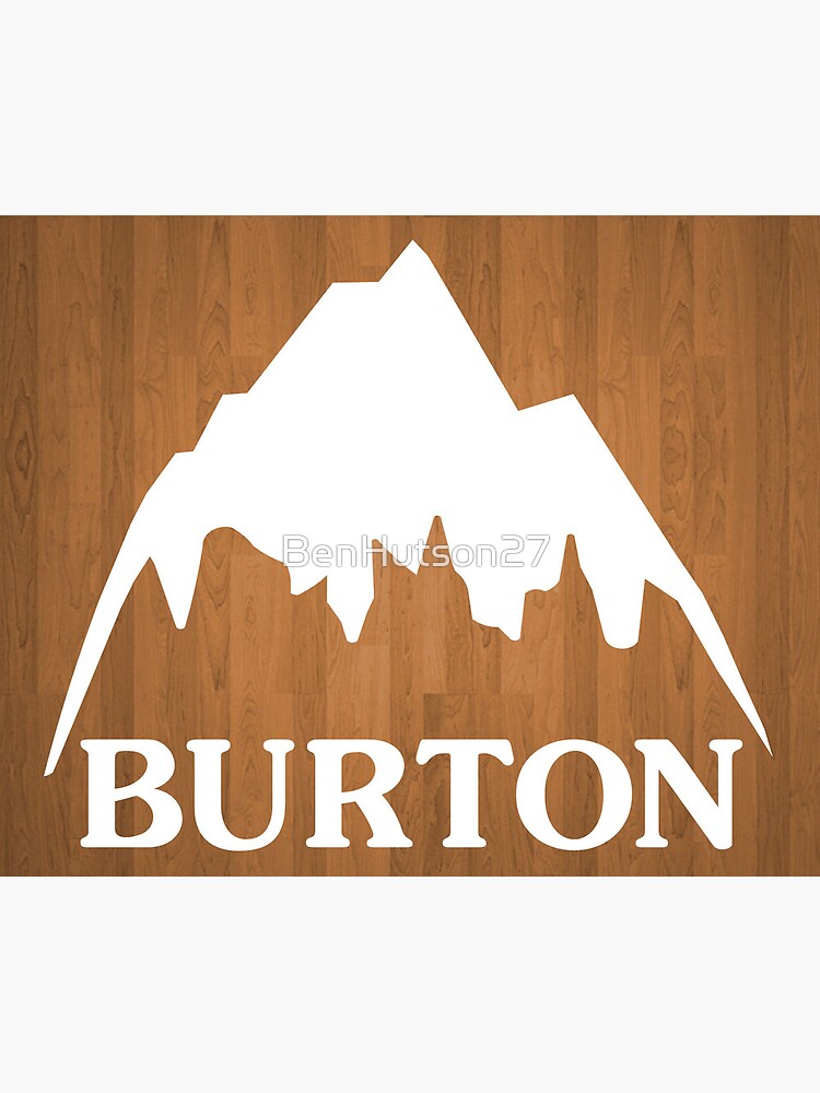 "Wooden Style Burton Sticker." Sticker by BenHutson27 Redbubble