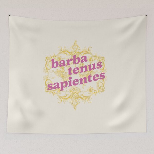 Item preview, Barba Tenus Sapientes - Wise as Far as the Beard designed and sold by Trish Dish.
