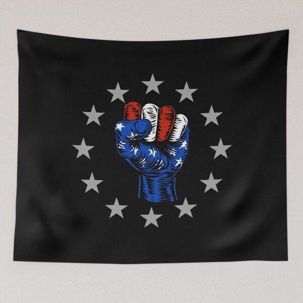 Item preview, American flag fist designed and sold by Disturbed-Mind.