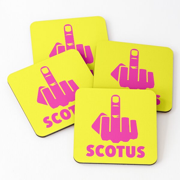 Item preview, FCK Scotus - censored with middle finger - hot pink 2 designed and sold by Thelittlelord.