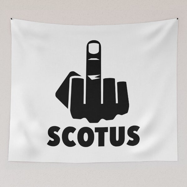 Item preview, FCK Scotus - censored with middle finger - black designed and sold by Thelittlelord.