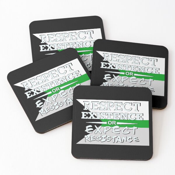 Item preview, Respect Exsistence or Expect Resistance, Demiromantic Pride Flag designed and sold by aadventures.