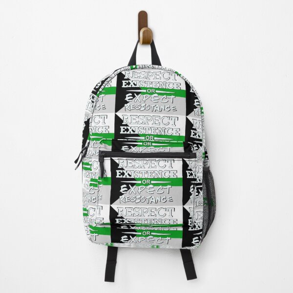 Item preview, Respect Exsistence or Expect Resistance, Demiromantic Pride Flag designed and sold by aadventures.
