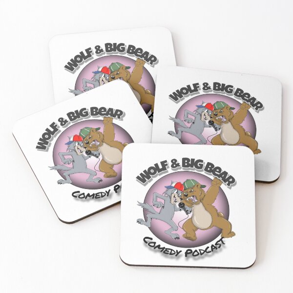 Item preview, Cartoon Wolf & Big Bear Comedy Podcast by Johnny Tremba  designed and sold by Lance Ross.