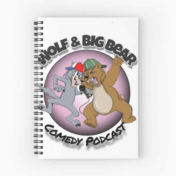 Item preview, Cartoon Wolf & Big Bear Comedy Podcast by Johnny Tremba  designed and sold by Lance Ross.