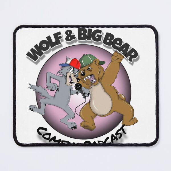Item preview, Cartoon Wolf & Big Bear Comedy Podcast by Johnny Tremba  designed and sold by Lance Ross.
