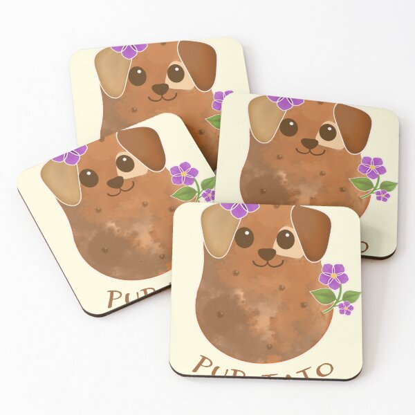 Item preview, Adorable Pup-tato, Puppy Dog Art designed and sold by Alondra.