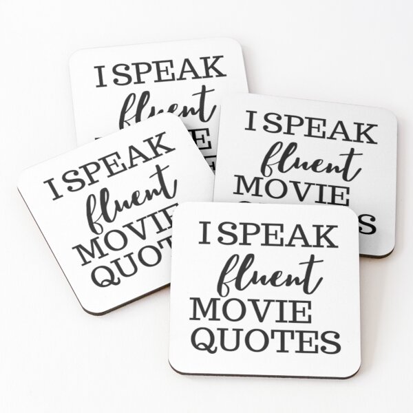 Item preview, I Speak Fluent Movie Quotes designed and sold by GotasBase.