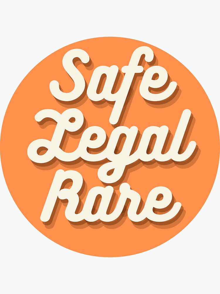 safe-legal-and-rare-pro-choice-in-orange-sticker-for-sale-by