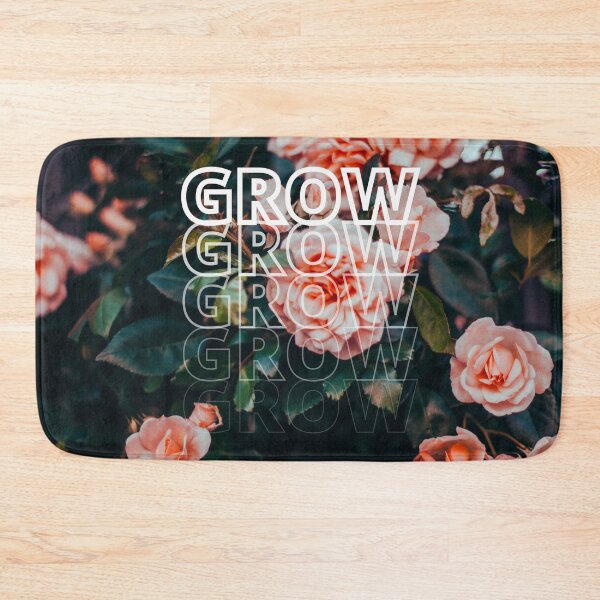 Item preview, GROW (above) - Romantic Light Pink Flowers, Fantasy Garden Aesthetic, Floral Background designed and sold by AliceSLee.
