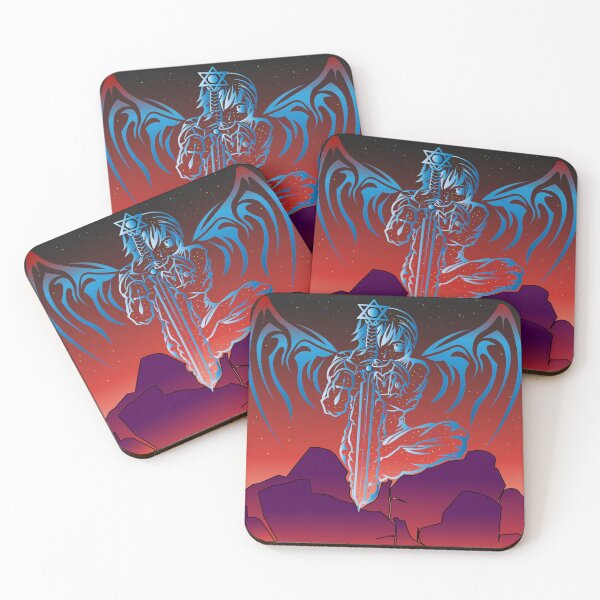 Item preview,  swordsman boy with background and wings designed and sold by AlexGrafs.