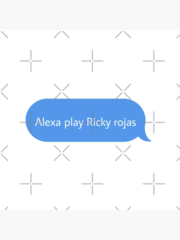 Thumbnail 4 of 4, Clock, Alexa play Ricky Rojas designed and sold by Textcallout.